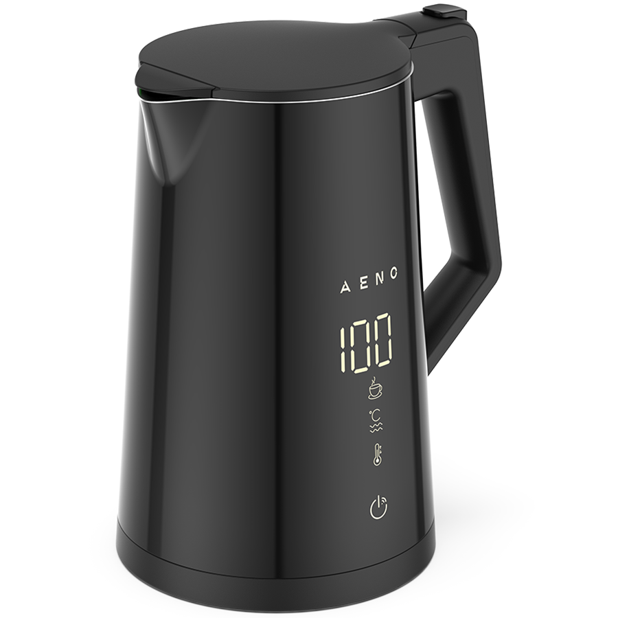 AENO Electric Kettle EK7S Smart: 1850-2200W, 1.7L, Strix, Double-walls, Temperature Control, Keep warm Function, Control via Wi-Fi, LED-display, Non-heating body, Auto Power Off, Dry tank Protection-0