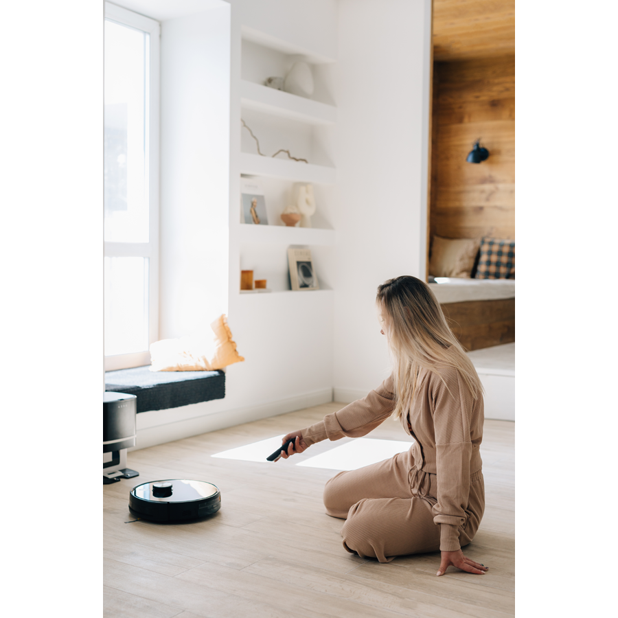 Robot Vacuum Cleaner AENO RC1S (automatska stanica za čišćenje i punjenje, mokro i suho čišćenje, pametna kontrola AENO aplikacijom, UV lampa)-10