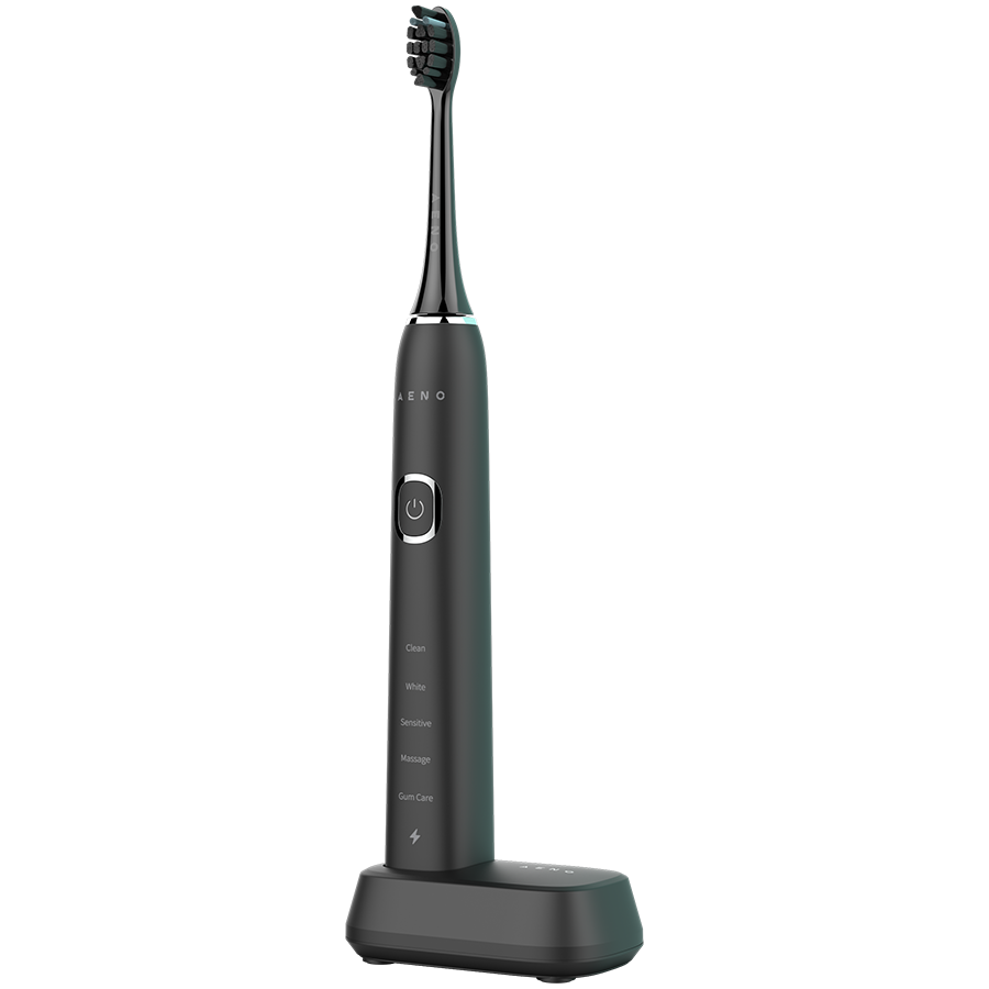 AENO Sonic Electric Toothbrush DB6: crna, 5 modes, wireless charging, 40000rpm, 37 days without charging, IPX7