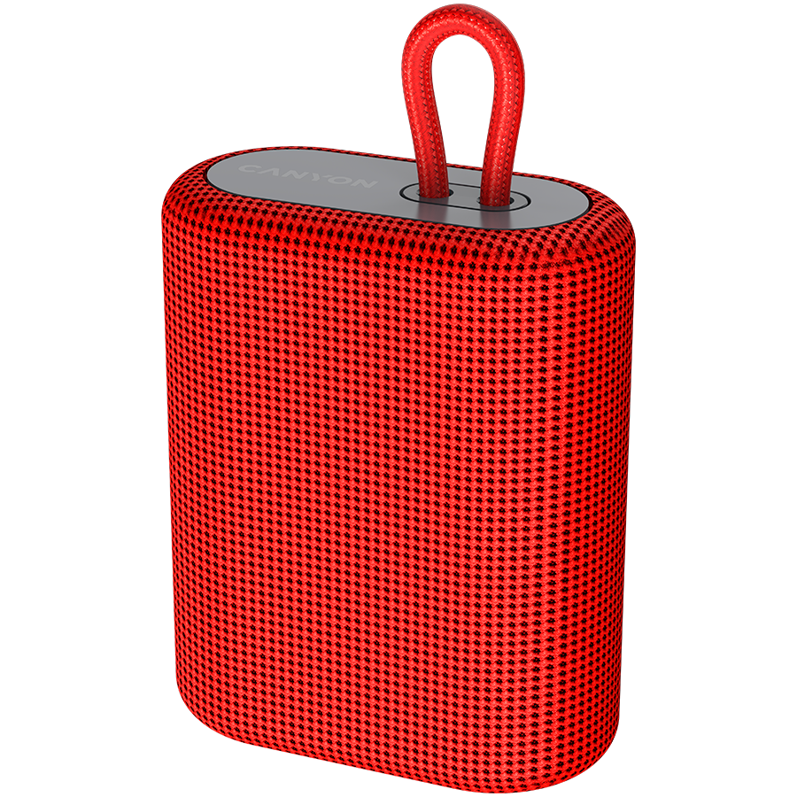 Zvučnik CANYON BSP-4 (Bluetooth 5.0, 1200mAh, TWS, crvena)-1