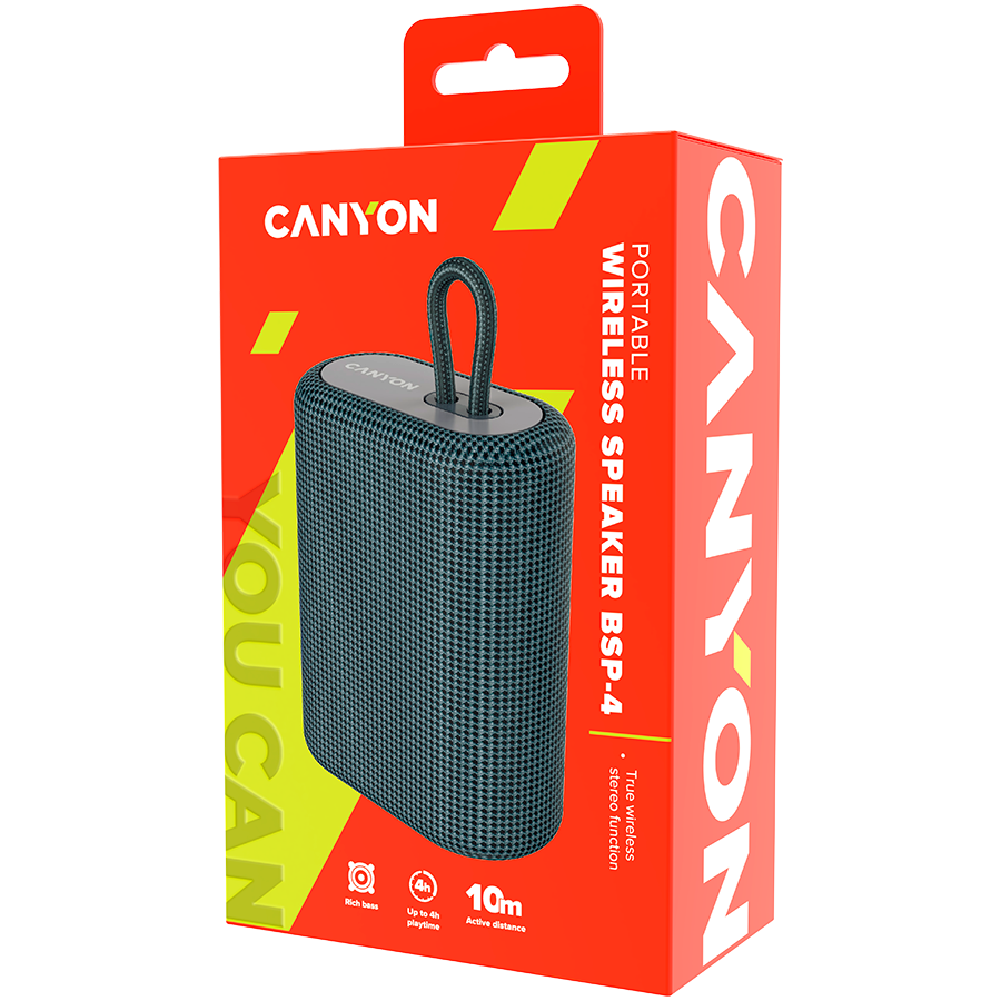 Zvučnik CANYON BSP-4 (bluetooth 5.0, 1200 mAh, usb-c)-4