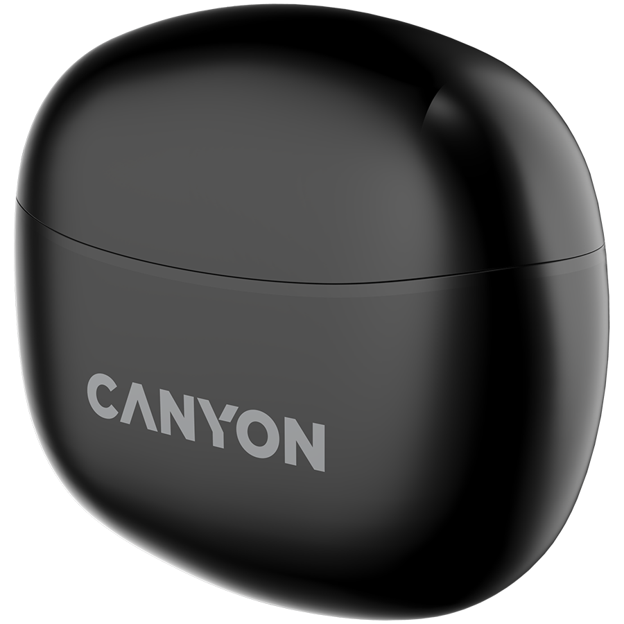 Canyon TWS-5 Bluetooth headset, with microphone, BT V5.3 JL 6983D4, Frequence Response:20Hz-20kHz, battery EarBud 40mAh*2+Charging Case 500mAh, type-C cable length 0.24m, size: 58.5*52.91*25.5mm, 0.03-3
