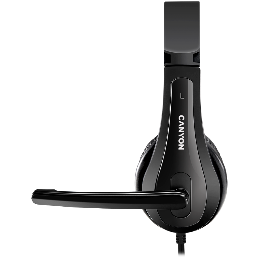 Slušalice CANYON CHSU-1 (stereo, žične, over-ear, crna)-2