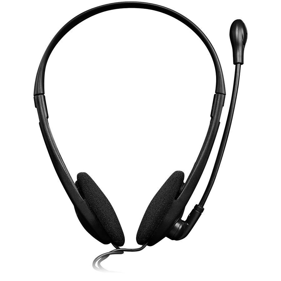 Slušalice CANYON HS-01 (on-ear, crna/Orange, žične)-1