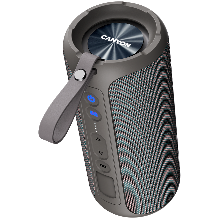 CANYON OnMove 15, Bluetooth speaker,Beige, IPX6,2*20W,7.4V 2600mah battery, EQ,TWS,AUX,Hand-free-4