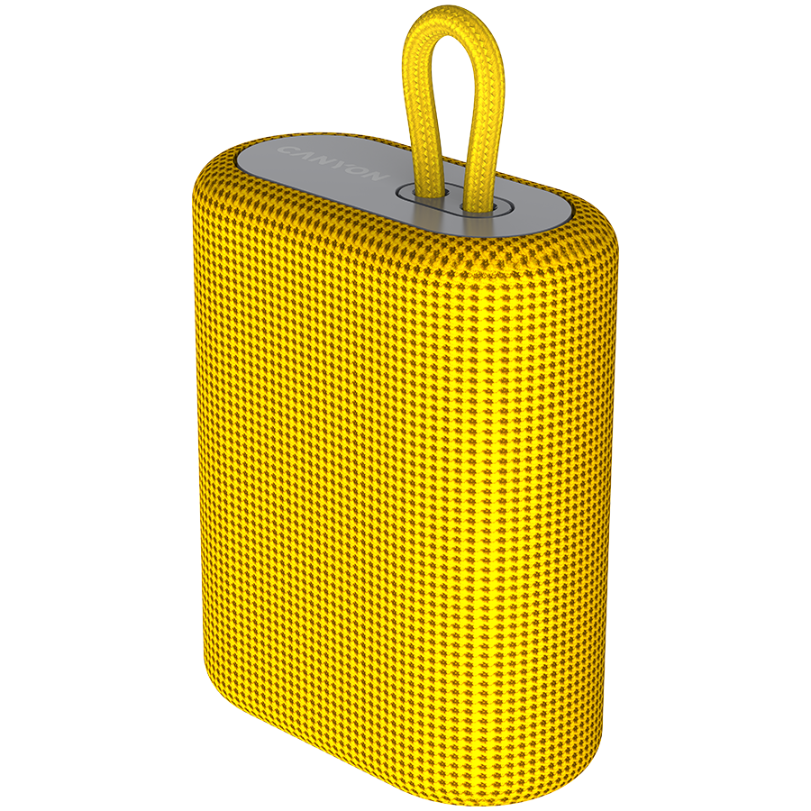 Zvučnik CANYON BSP-4 (Bluetooth 5.0, 1200mAh, TWS, TF kartica, FM radio, žuta)-1
