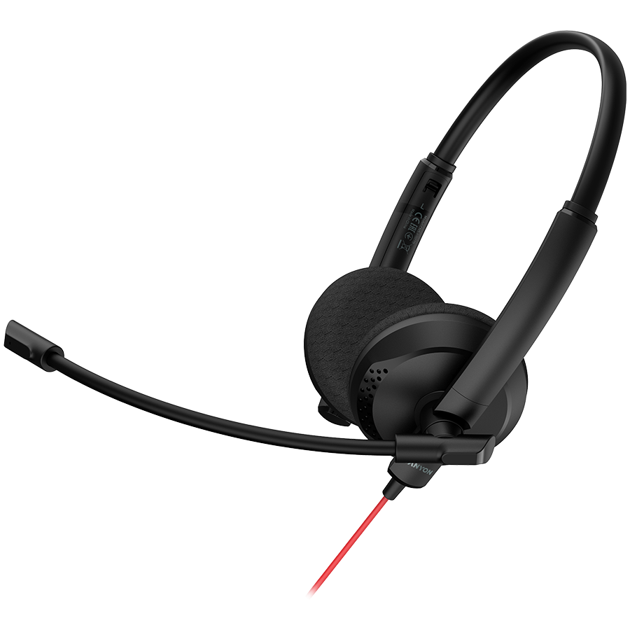 Headset CANYON HS-07 (žične, on-ear, crna)-1