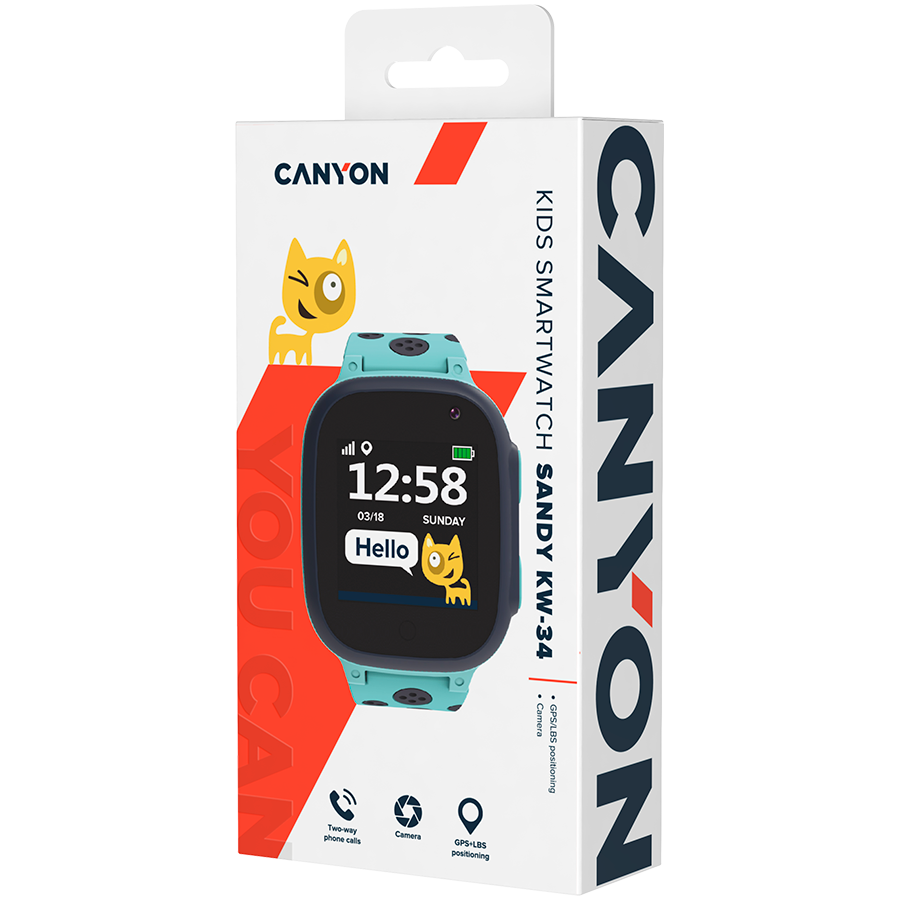 Pametni sat CANYON CNE-KW34BL, GPS - plavi-5
