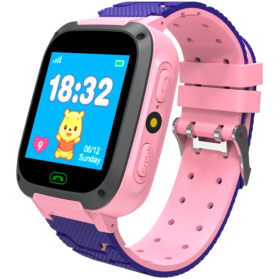 Smart Watch CANYON KW32 (1.44" ekran, GPS, Micro SIM, 32+32MB, 400mAh, Android, iOS, ružičasta)-1