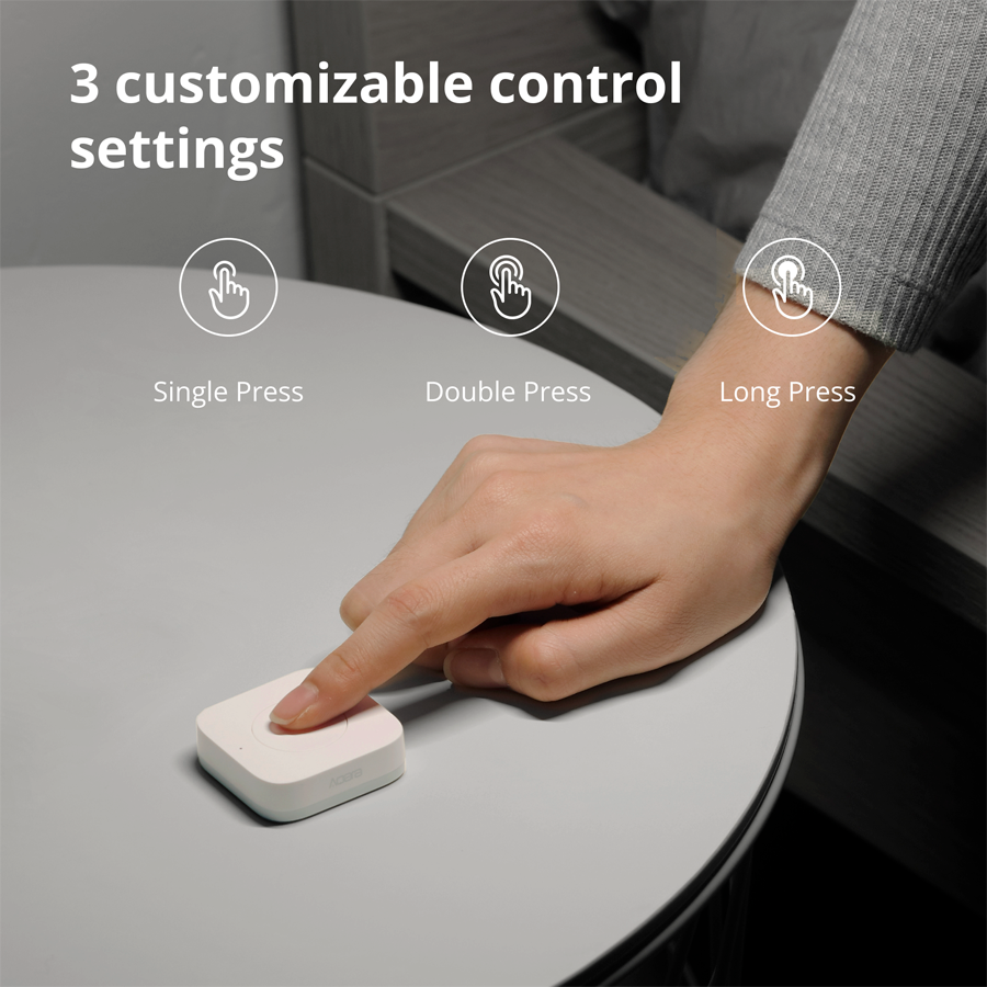 Aqara Wireless Mini Switch: Model No: WXKG11LM; SKU: AK010UEW01-24