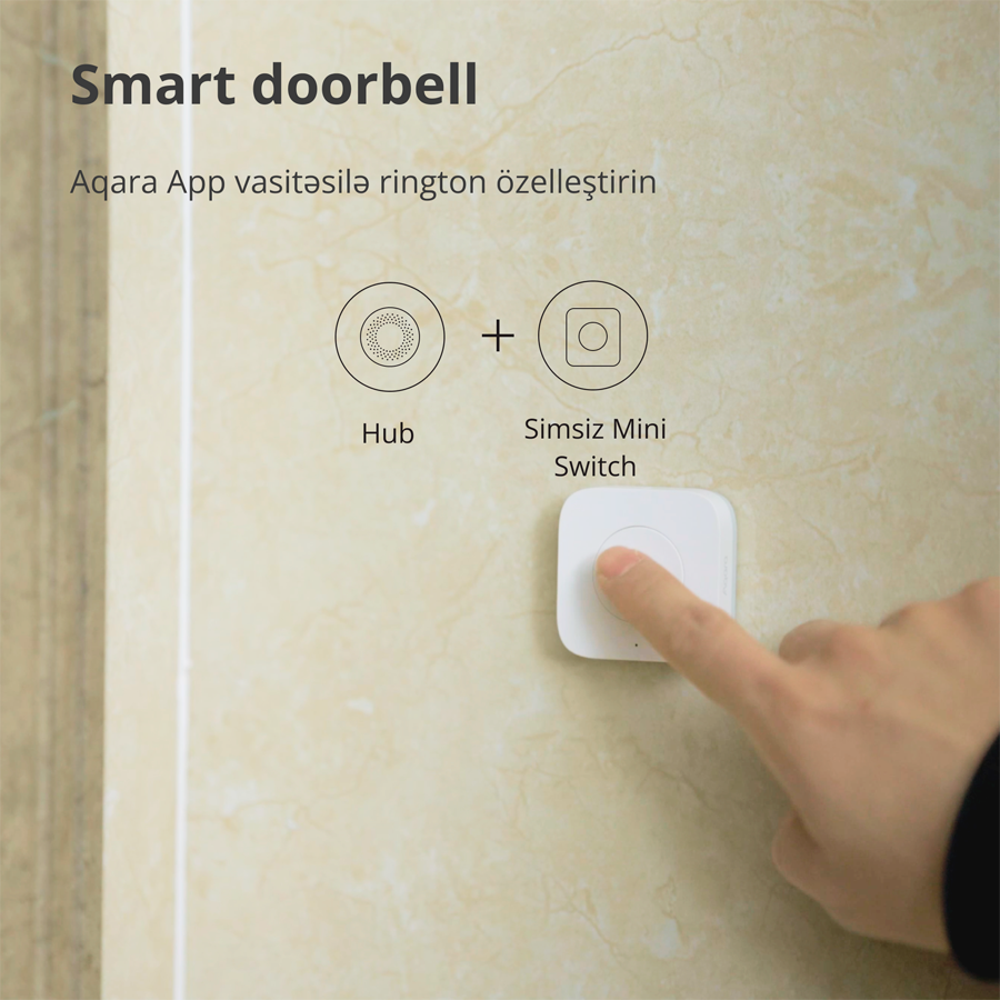 Aqara Wireless Mini Switch: Model No: WXKG11LM; SKU: AK010UEW01-34