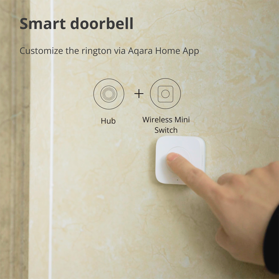 Aqara Wireless Mini Switch: Model No: WXKG11LM; SKU: AK010UEW01-36