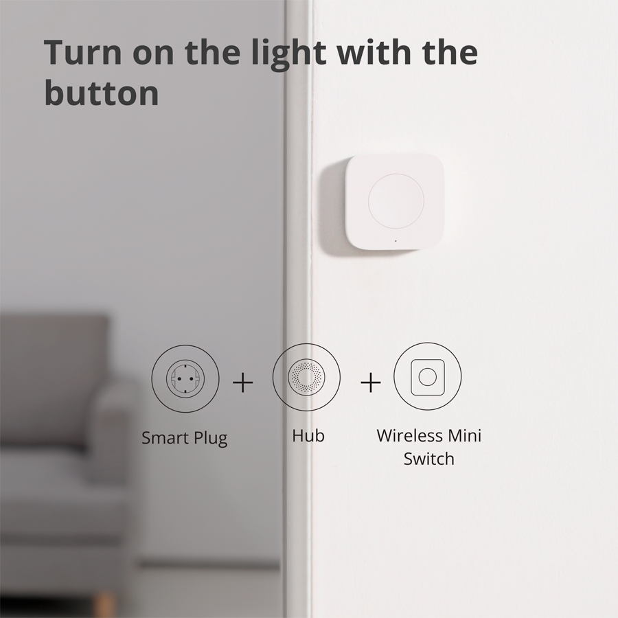 Aqara Wireless Mini Switch: Model No: WXKG11LM; SKU: AK010UEW01-42