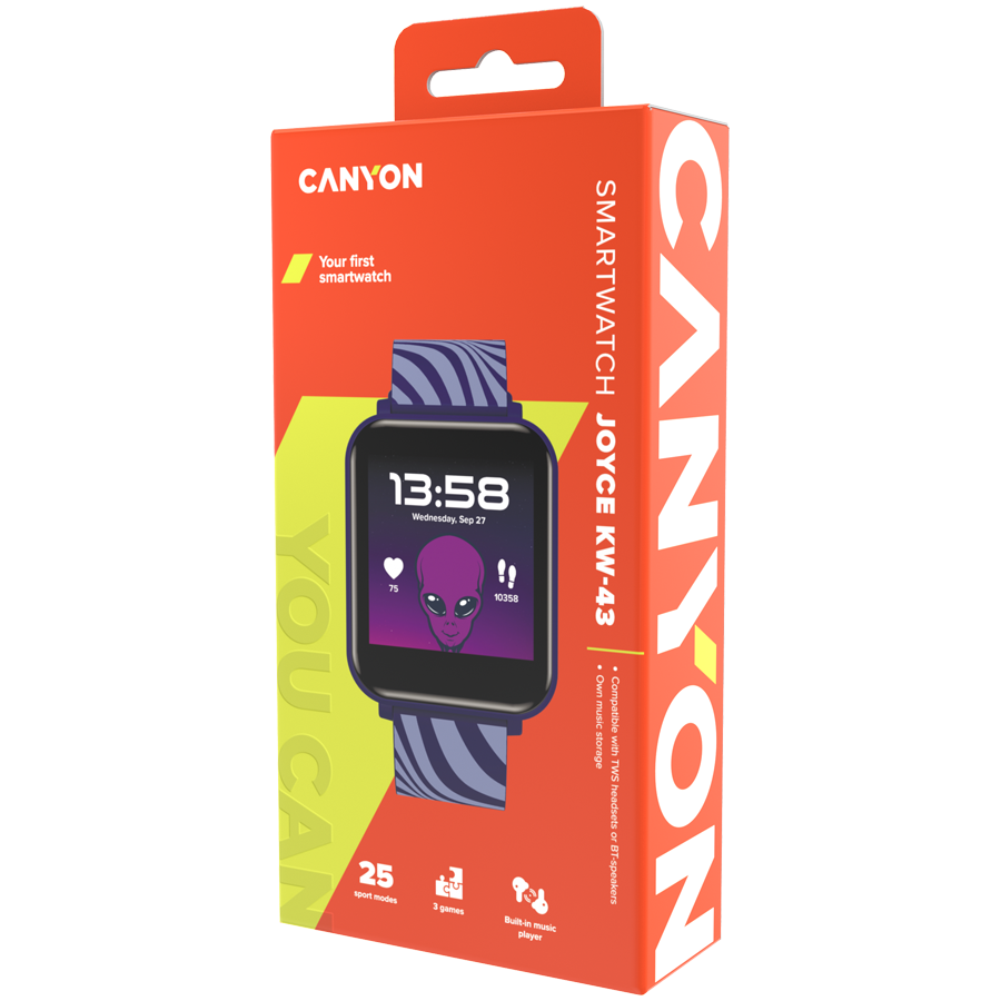 Dječji pametni sat CANYON Joyce KW-43 CNE-KW43BL plavi-6