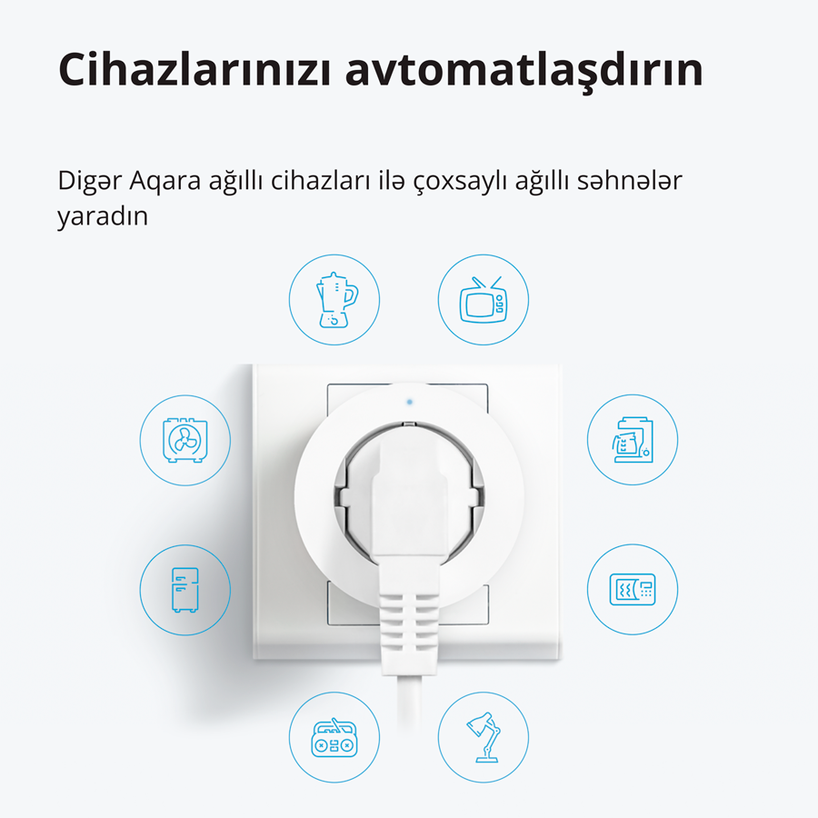 Pametna utičnica Zigbee Aqara - SP-EUC01-7