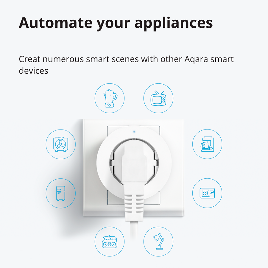 Pametna utičnica Zigbee Aqara - SP-EUC01-9