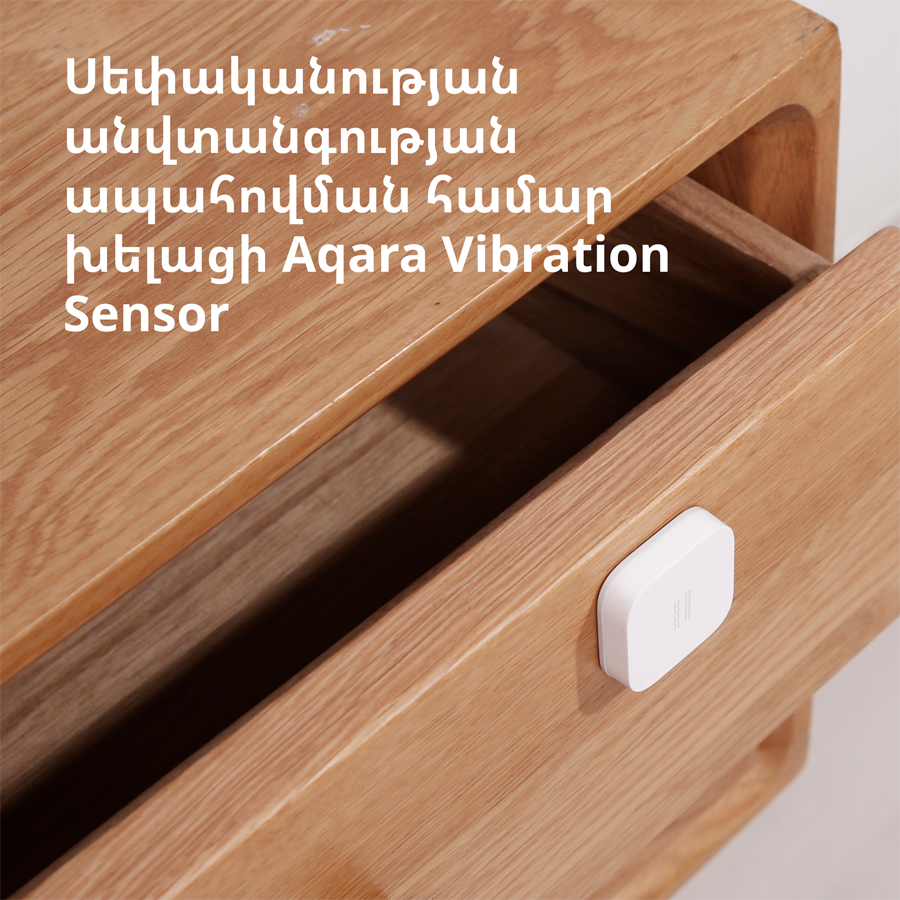 Senzor AQARA VIBRATION SENSOR DJT11LM (baterija cr2032, zigbee, bijela)-12