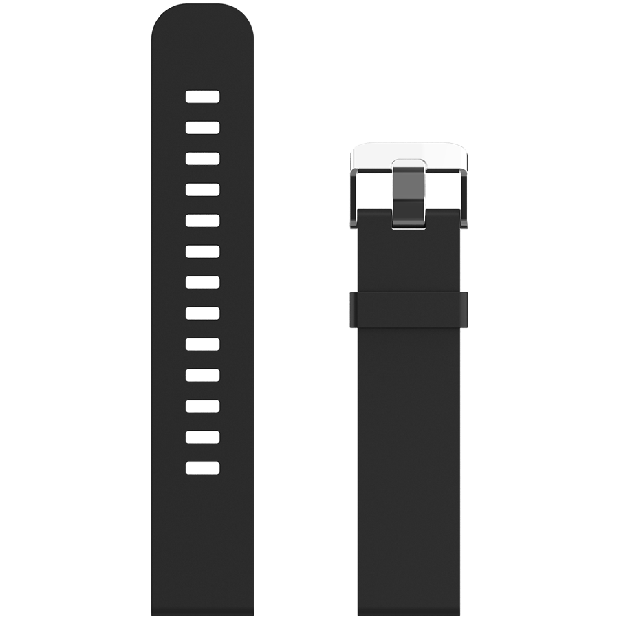 Smart watch, 1.3inches IPS full touch screen, Round watch, IP68 waterproof, multi-sport mode, BT5.0, compatibility with iOS and android crna , Host 25.2*42.5*10.7mm, Strap 20*250mm, 45g-4