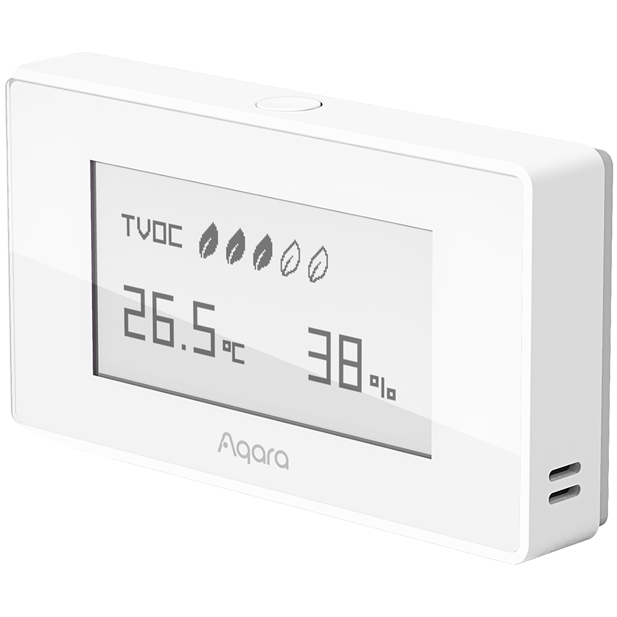 Aqara TVOC Air Quality Monitor: Model No: AAQS-S01; SKU: AS029GLW02-0
