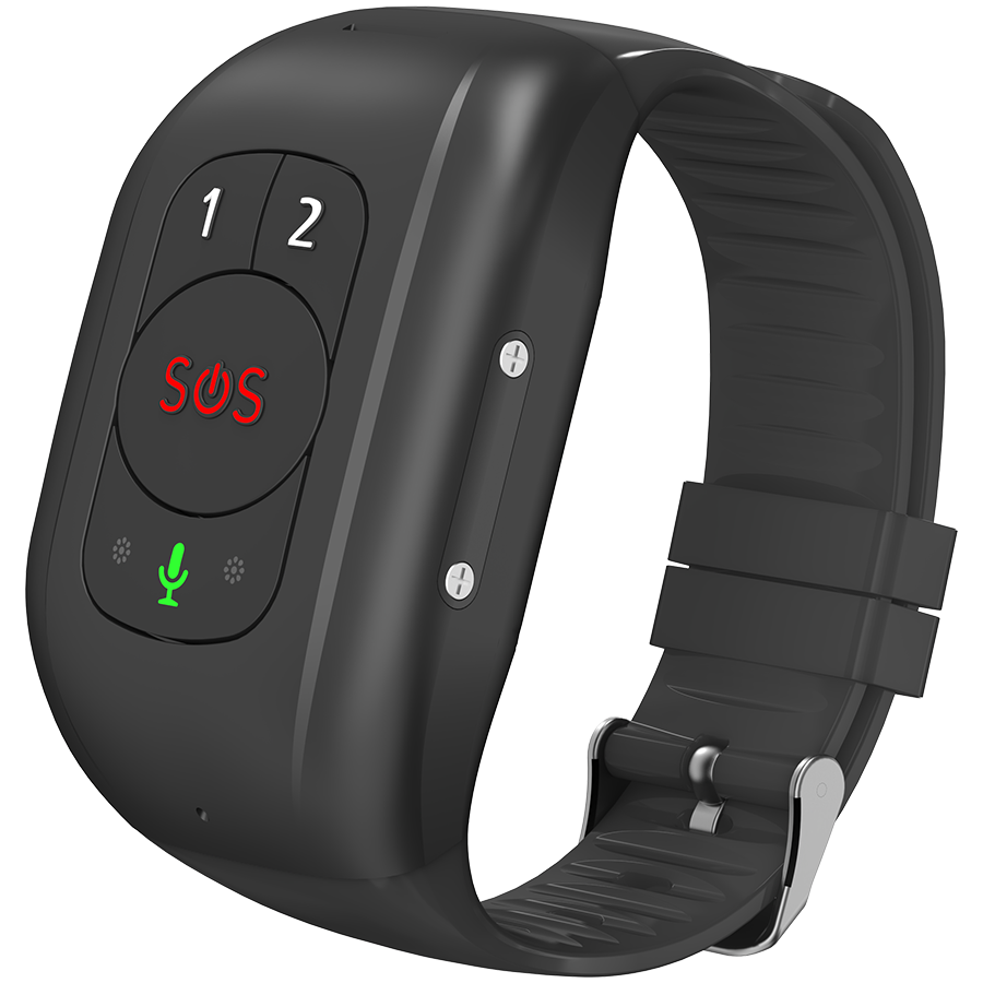 Senior Tracker, UNISOC 8910DM, GPS function, SOS button, IP67 waterproof, single SIM, 32+32MB, GSM(850/900/1800/1900MHz), 4G Brand(1/2/3/5/7/8/20), 1000mAh, compatibility with iOS and android crna,-1