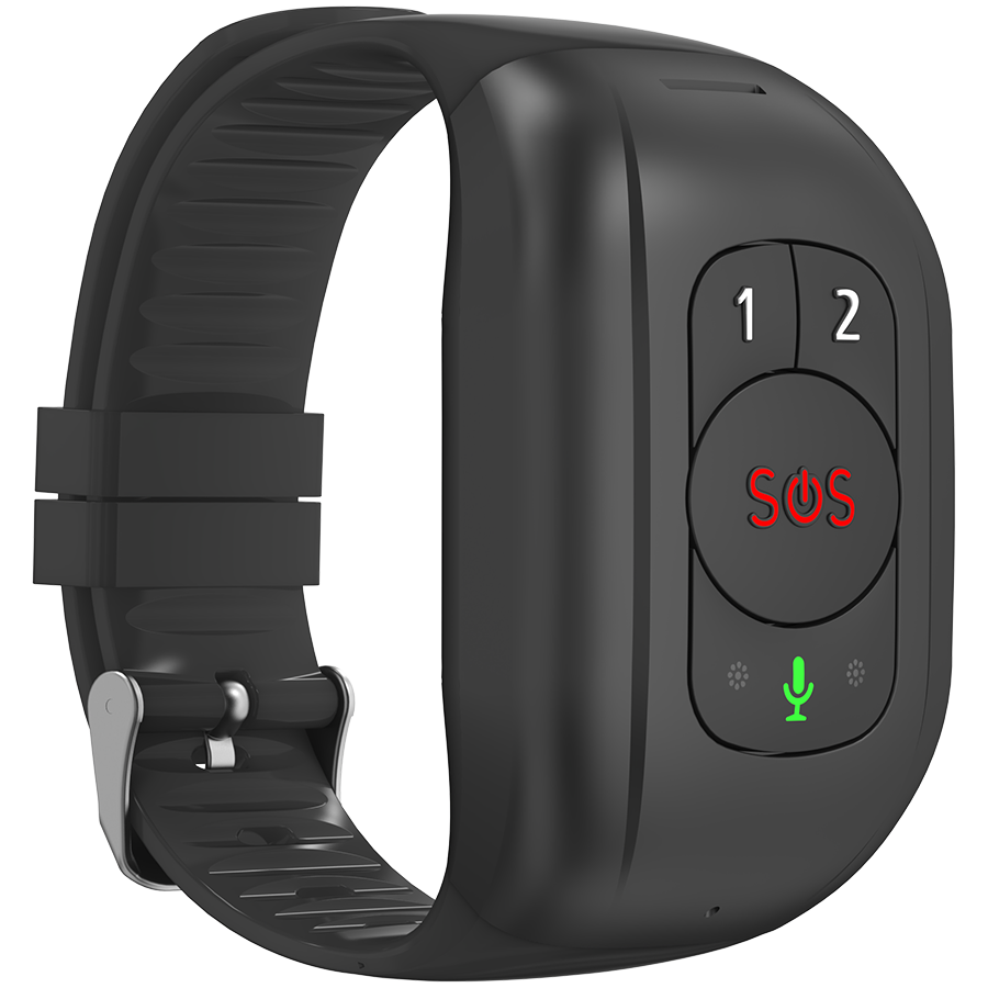 Senior Tracker, UNISOC 8910DM, GPS function, SOS button, IP67 waterproof, single SIM, 32+32MB, GSM(850/900/1800/1900MHz), 4G Brand(1/2/3/5/7/8/20), 1000mAh, compatibility with iOS and android crna,-2