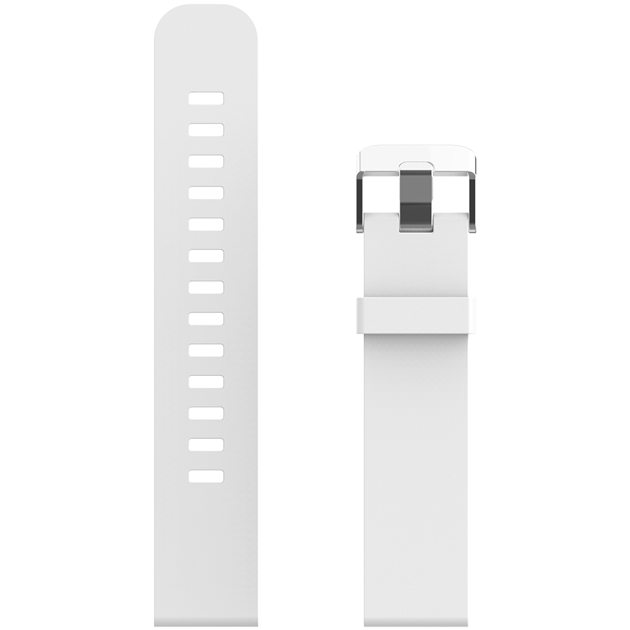 Smart watch, 1.3inches IPS full touch screen, Round watch, IP68 waterproof, multi-sport mode, BT5.0, compatibility with iOS and android, Silver white , Host 25.2*42.5*10.7mm, Strap 20*250mm, 45g-4