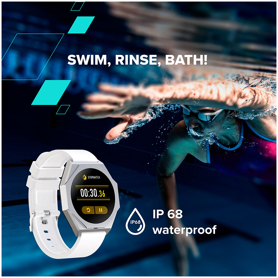 Smart Watch CANYON Otto SW-86 (1.30", 360x360, 192 MB, 280 mAh, aluminij, Android iOS)-13