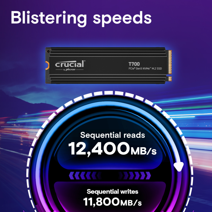 SSD CRUCIAL T700 2TB PCIe Gen5 NVMe M.2 s hladnjakom-4