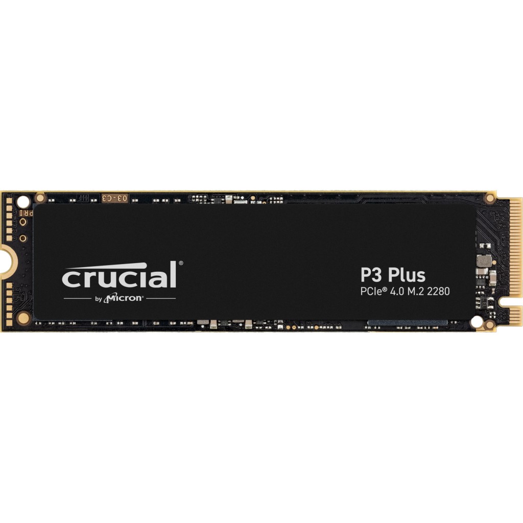Crucial SSD P3 Plus 4000GB/4TB M.2 2280 PCIE Gen4.0 3D NAND, R/W: 5000/4200 MB/s, Storage Executive + Acronis SW included-4