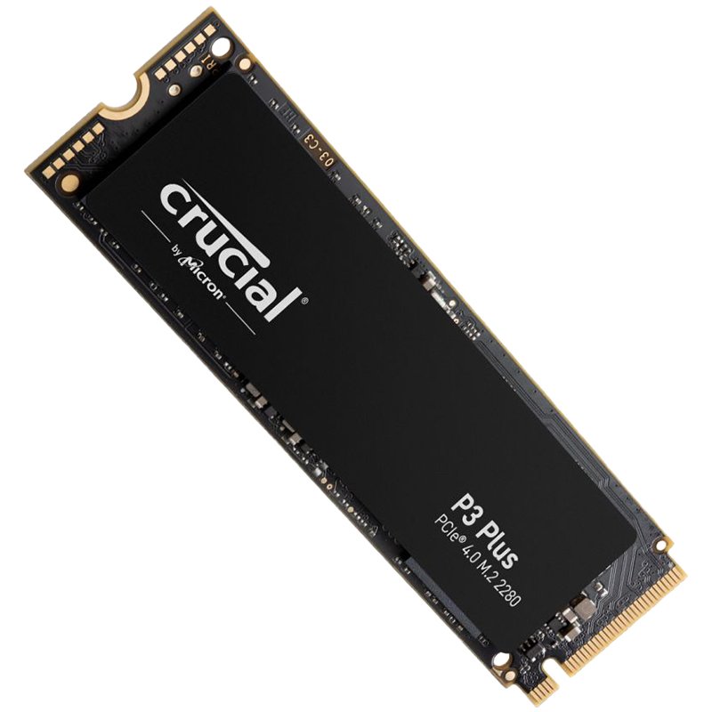 Crucial SSD P3 Plus 1000GB/1TB M.2 2280 PCIE Gen4.0 3D NAND, R/W: 5000/4200 MB/s, Storage Executive + Acronis SW included-0