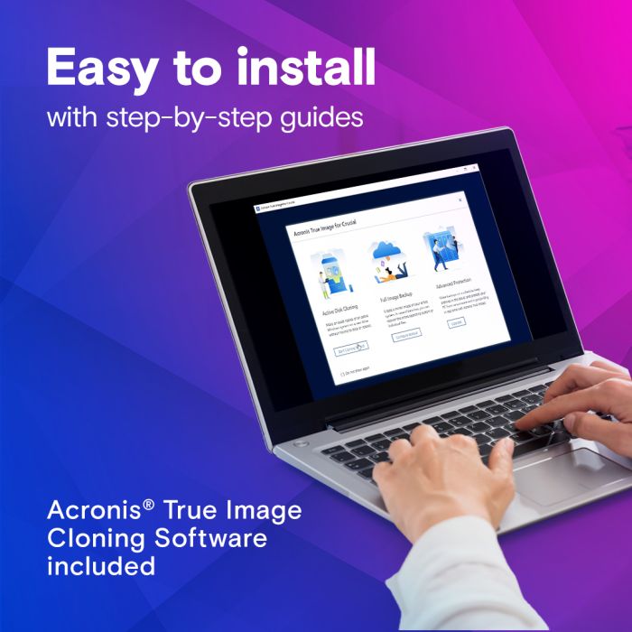 Crucial SSD P3 Plus 2000GB/2TB M.2 2280 PCIE Gen4.0 3D NAND, R/W: 5000/4200 MB/s, Storage Executive + Acronis SW included-2