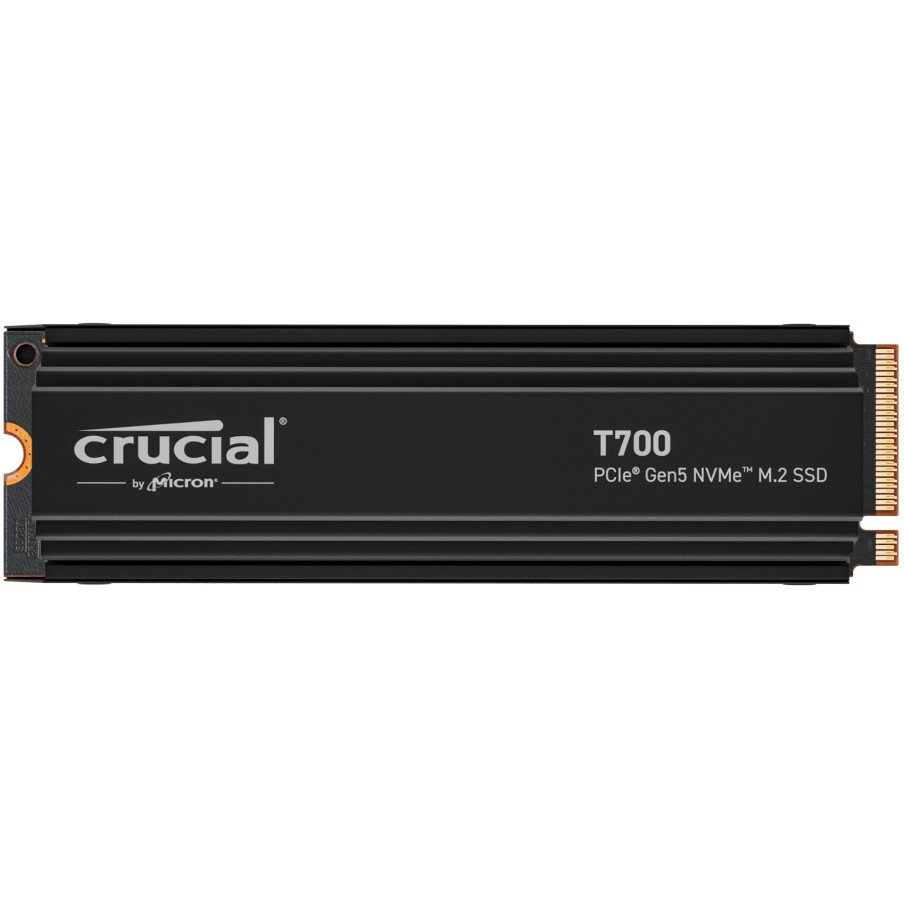 Interni CRUCIAL T700 4TB PCIe Gen5 NVMe M.2 SSD with heatsink, EAN: 649528936738-1