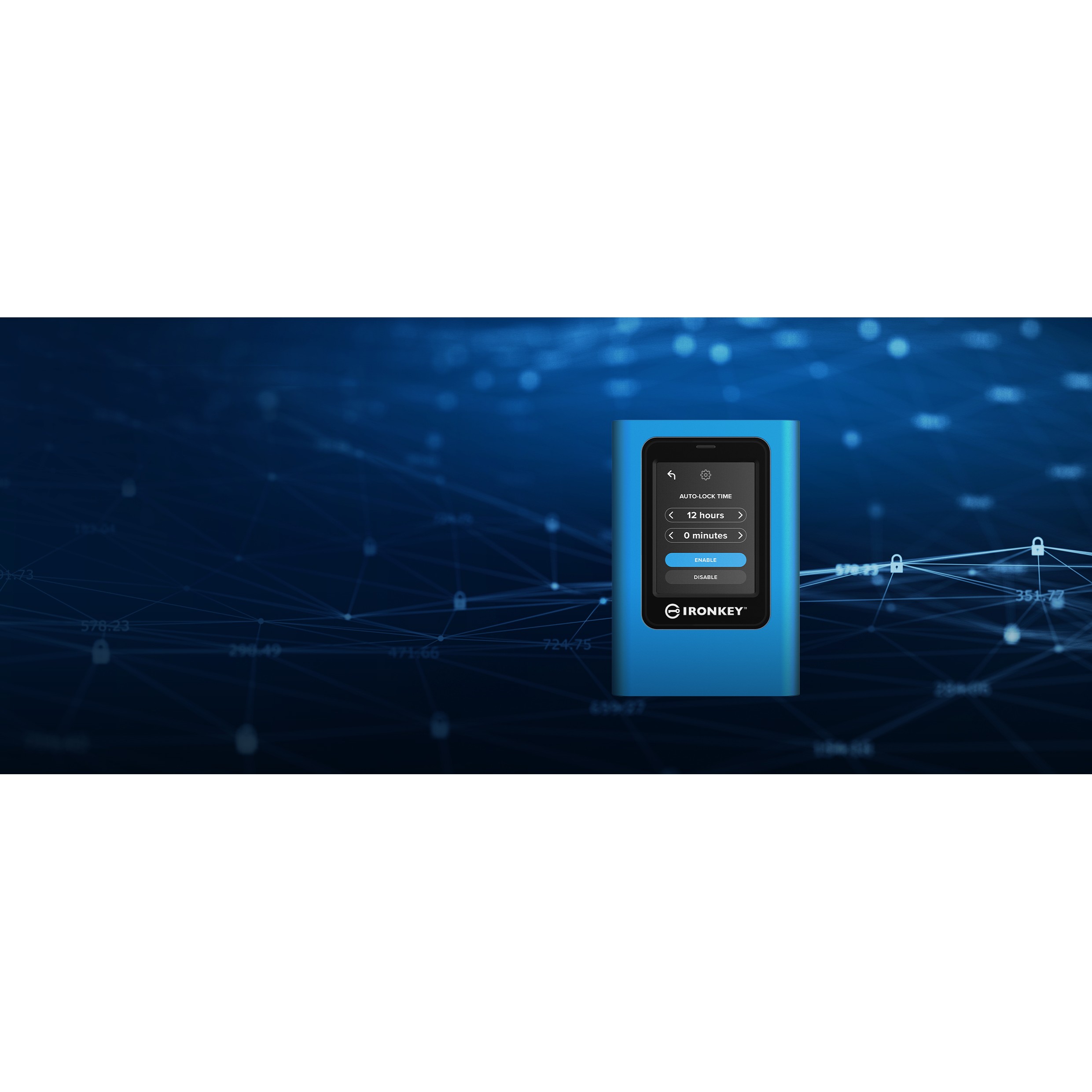 Vanjski SSD KINGSTON IronKey Vault Privacy 960GB (XTS-AES 256-bit enkripcija, USB 3.2 GEN 1, Plava)-10