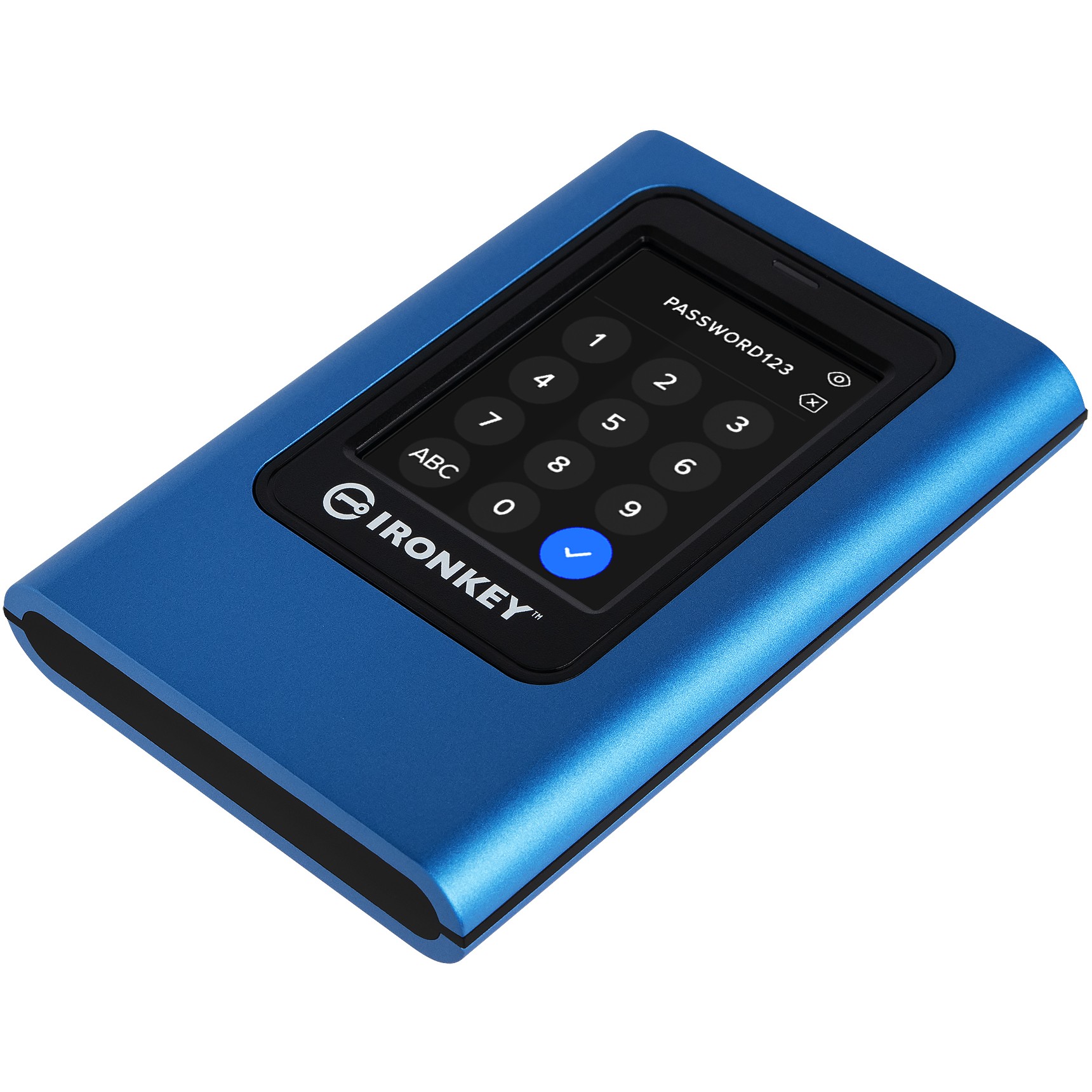 Vanjski SSD KINGSTON IronKey Vault Privacy 960GB (XTS-AES 256-bit enkripcija, USB 3.2 GEN 1, Plava)-12