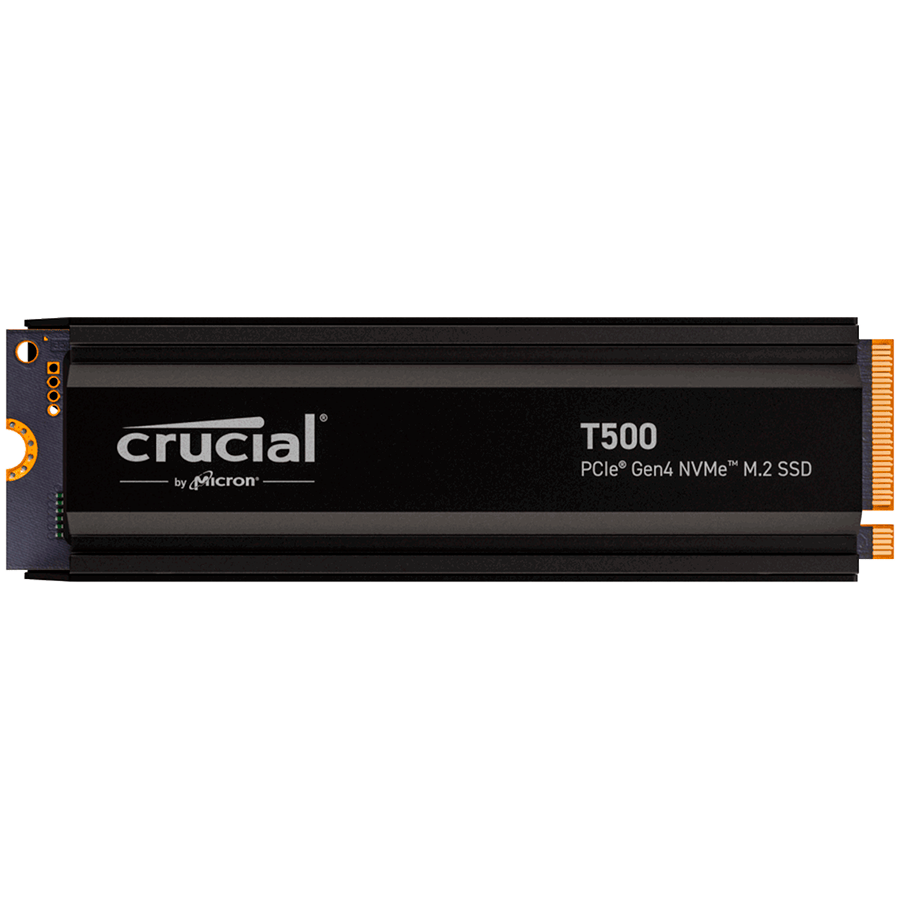 SSD CRUCIAL T500 1TB PCIe Gen4 NVMe M.2 SSD s hladnjakom