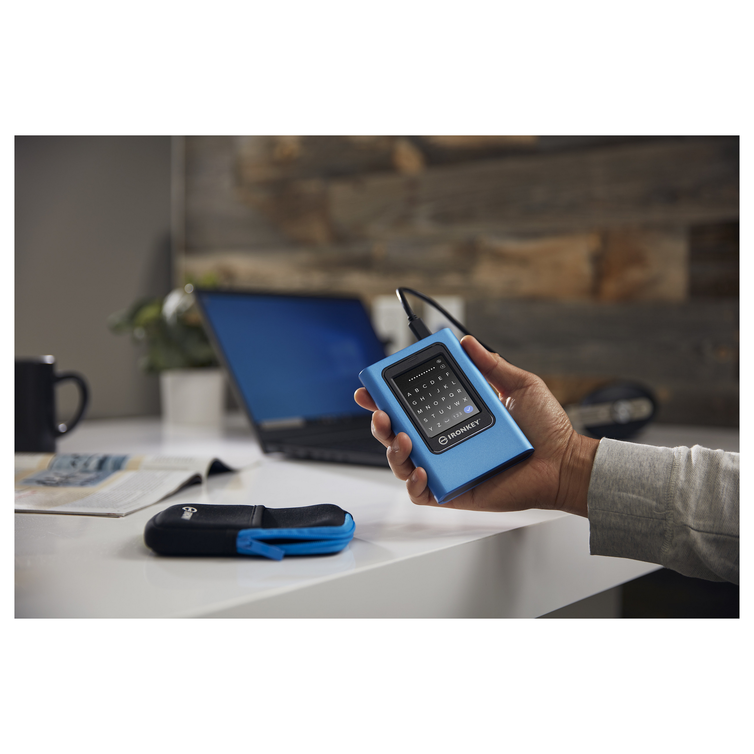 Kingston 1920GB IronKey Vault Privacy 80 XTS-AES 256-bit Encrypted External SSD EAN: 740617328424-4