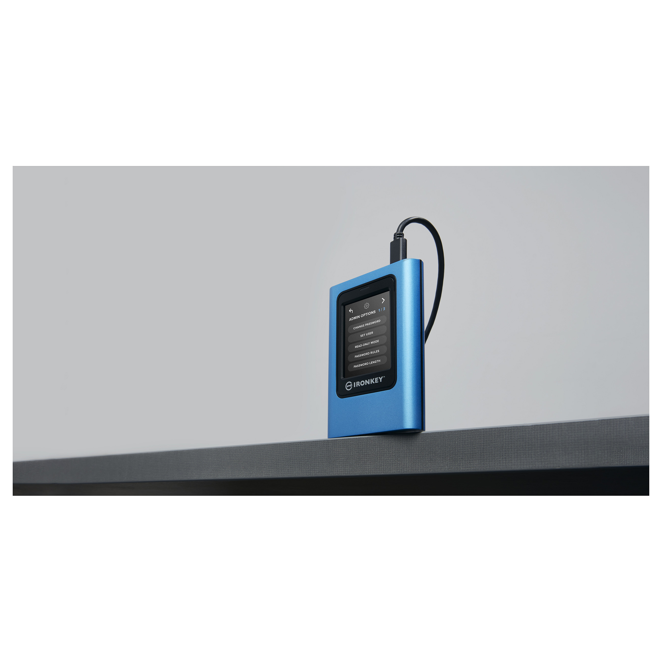 Kingston 1920GB IronKey Vault Privacy 80 XTS-AES 256-bit Encrypted External SSD EAN: 740617328424-6