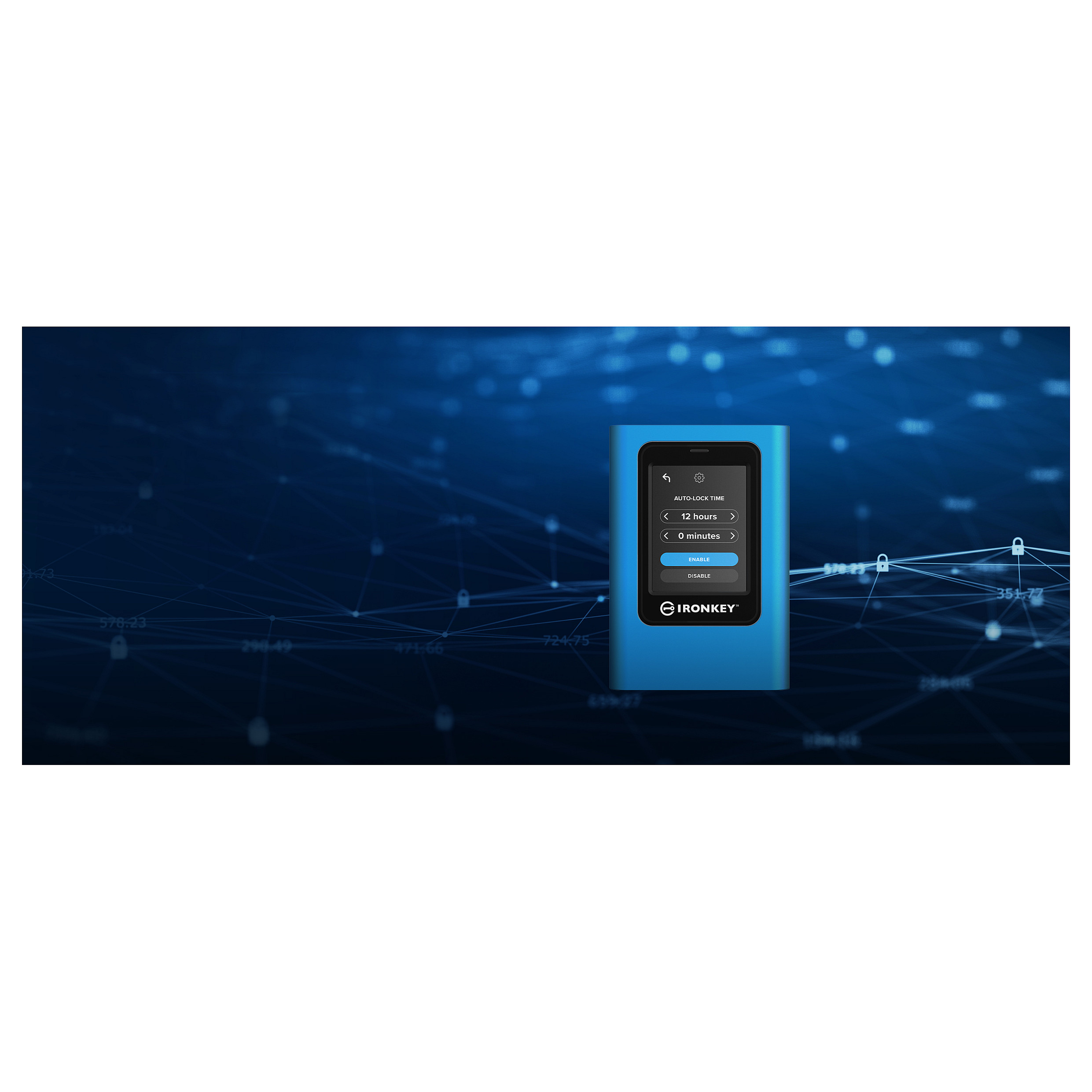 Kingston 1920GB IronKey Vault Privacy 80 XTS-AES 256-bit Encrypted External SSD EAN: 740617328424-8