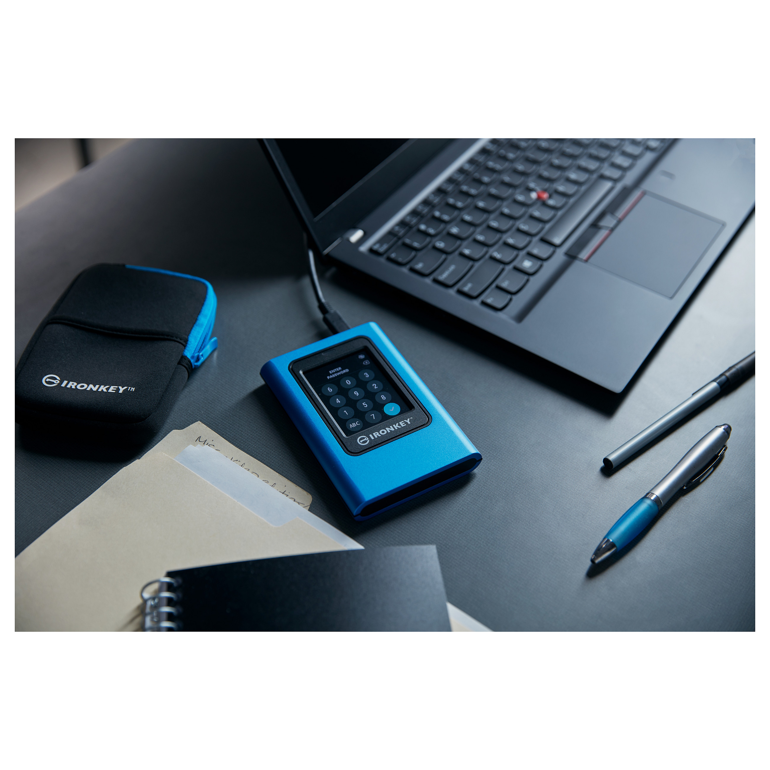 Kingston 1920GB IronKey Vault Privacy 80 XTS-AES 256-bit Encrypted External SSD EAN: 740617328424-15