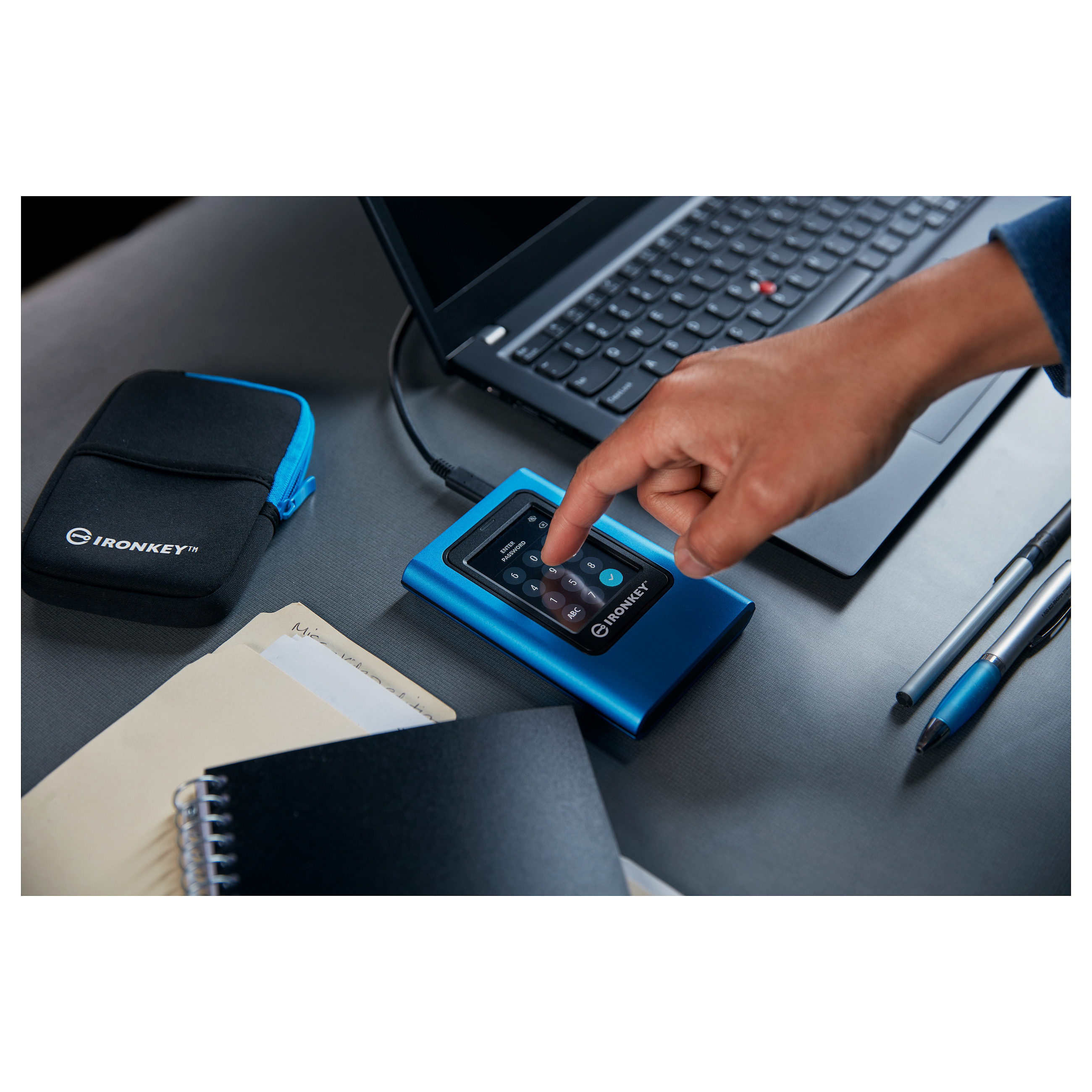 Kingston 1920GB IronKey Vault Privacy 80 XTS-AES 256-bit Encrypted External SSD EAN: 740617328424-16