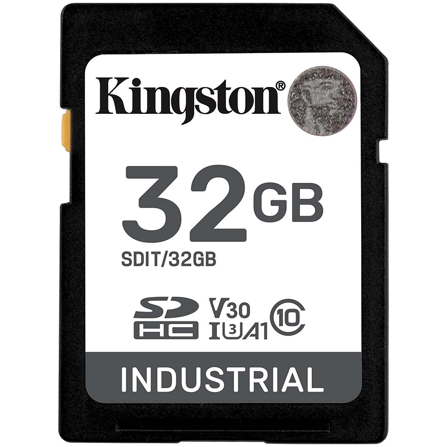 SD kartica KINGSTON 32GB SDHC Industrial (C10, UHS-I U3, V30, A1, pSLC, -40C do 85C)-0