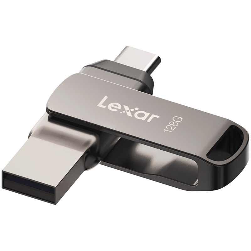 Lexar 128GB Dual Type-C and Type-A USB 3.1 flash drive, up to 130MB/s read, EAN: 843367129072-0