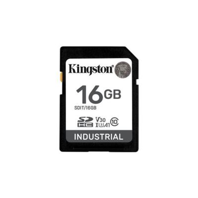 SD kartica KINGSTON 16GB SDHC Industrial (C10, UHS-I U3, V30, A1, pSLC, -40C do 85C)-1