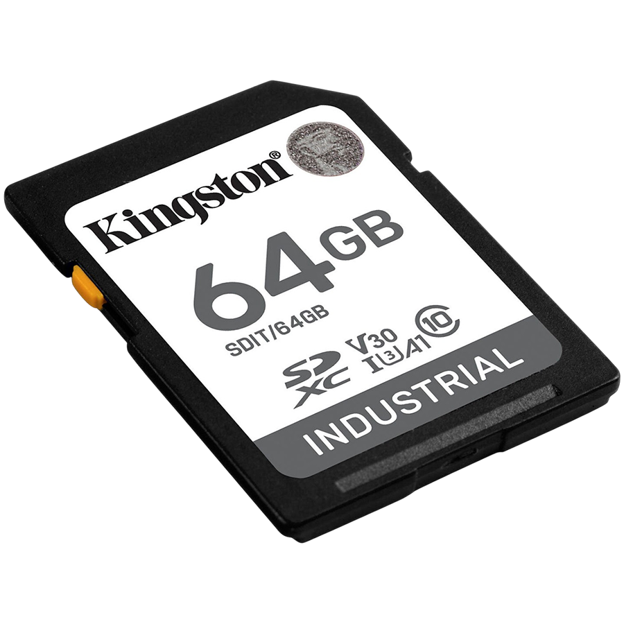 SD kartica KINGSTON 64GB SDXC Industrial (C10, UHS-I U3, V30, A1, pSLC, -40C do 85C)-1