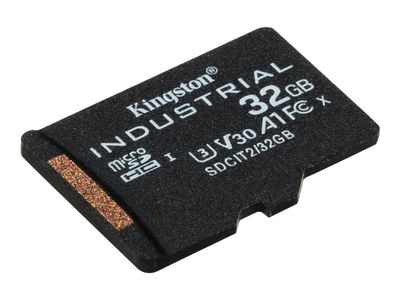 Micro SDHC kartica KINGSTON 32GB Industrial C10 A1 pSLC (kapacitet 32 GB, Class 10 UHS-I U3, ECC tehnologija, crna)-0