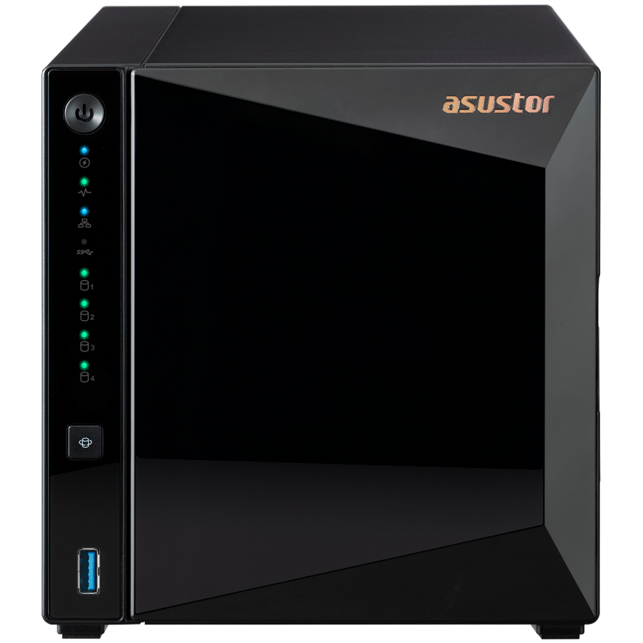 NAS ASUSTOR AS3304Tv2 Drivestor4 Pro Gen2 (4x 3.5", 1x 2.5Gbe, Realtek QuadCore RTD1619B 1.7GHz, 2GB, Desktop)-0