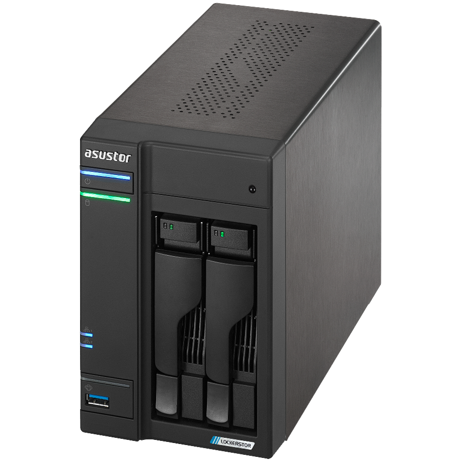 NAS ASUS AS6702T Lockerstor2 Gen2 2x 3.5" 4x M.2 cache 2x 2.5Gbe Celeron QuadCore N5105 2.9GHz 4GB-1