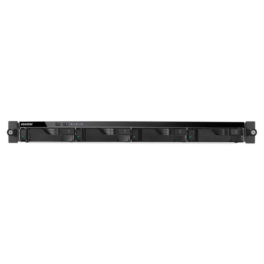 NAS ASUSTOR AS6504RD/RAIL KIT Lockerstor4RD 4x 3.5" - 2x 1Gbe + 2x 2.5Gbe Atom QuadCore C3538 2.1GHz 8GB dual PSU rackmount-0