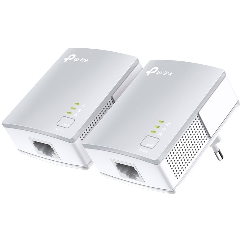 Adapter TP-LINK AV600 Nano Powerline Ethernet Starter Kit 500Mbps, 1 Fast Ethernet port-0
