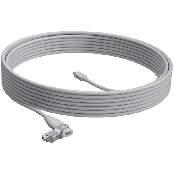 Produžni kabel LOGITECH za Rally Mic Pod, bijeli, 10m